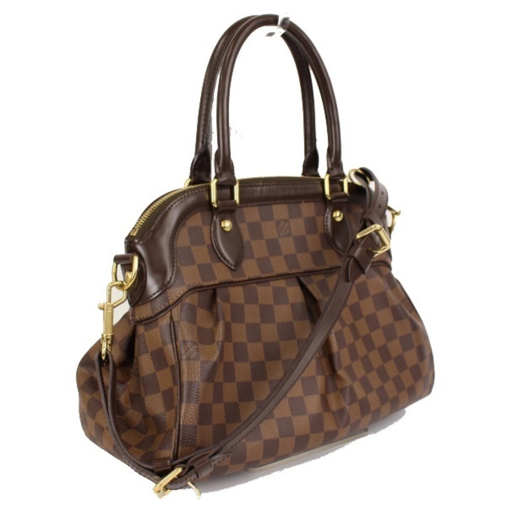 Louis Vuitton Trevi PM Damier Shoulder Bag Brown